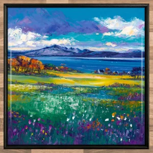 Tokavaig, Isle of Skye, Framed Tile by Jean Feeney