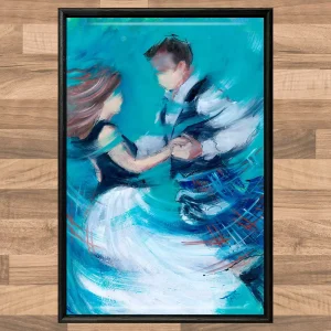 Highland Heartbeat, Framed Tile by Janet McCrorie