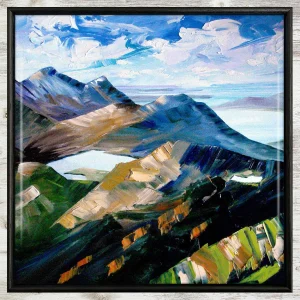 Torridon, Framed Tile by Sheila Fowler