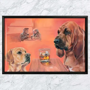 Smells Like a Twenty Year Old Malt, Framed Tile by Scott McGregor