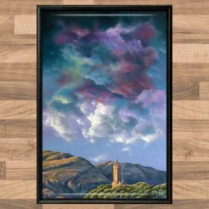 Wallace Monument, Framed Tile by Scott McGregor