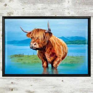 Big Bob, Framed Tile by Scott McGregor