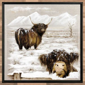 Maria and Logan, Framed Tile by Scott McGregor
