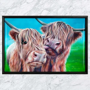 Dirty Face, Framed Tile by Scott McGregor