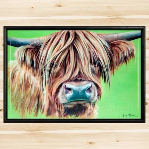 Dandelion, Framed Tile by Scott McGregor