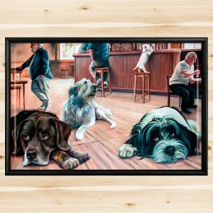 Gaun Yersel Wee Man, Framed Tile by Scott McGregor