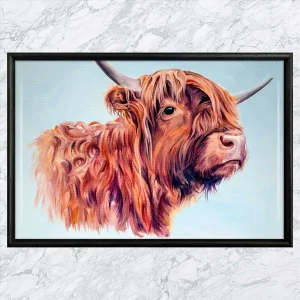 Young Coo, Framed Tile by Scott McGregor