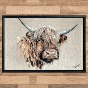Flora, Framed Tile by Scott McGregor