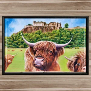 Stirling Castle, Framed Tile by Scott McGregor
