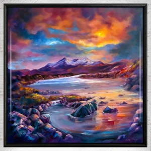 Sligachan, Framed Tile by Scott McGregor