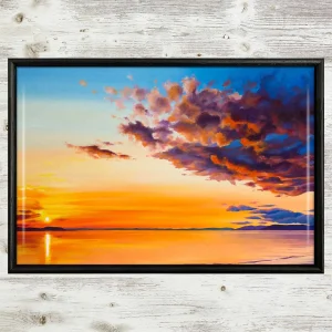 Evening Splendour, Framed Tile by Scott McGregor