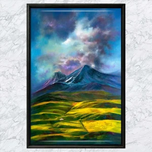 Glencoe Storm Brewing, Framed Tile by Scott McGregor