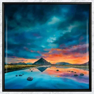 Buachaille Etive Mor, Framed Tile by Scott McGregor
