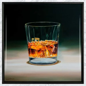 A Wee Dram, Framed Tile by Scott McGregor