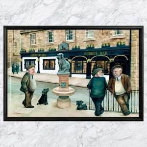 Greyfriars Bobby, Framed Tile by Scott McGregor