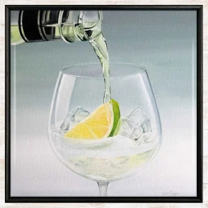 Gin and Tonic, Framed Tile by Scott McGregor