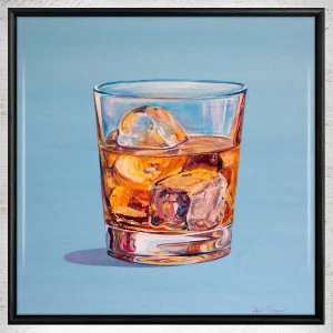 Make Mine a Double, Framed Tile by Scott McGregor