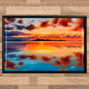 Reflections, Framed Tile by Scott McGregor