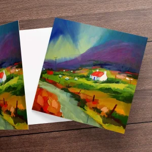 MacPhersons Cottage, Greeting Card by Ann Vastano