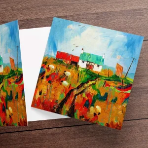 Auld Aquaintance, Greeting Card by Ann Vastano