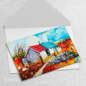Storms Made us Stronger, Greeting Card by Ann Vastano