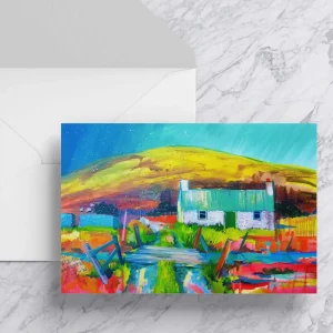 Lecht Bothy, Greeting Card by Ann Vastano