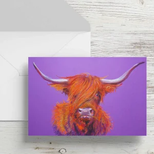 The Highlander, Greeting Card by Ann Vastano