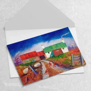 Cottage of the Shepherdess, Greeting Card by Ann Vastano
