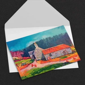The Smiddy, Greeting Card by Ann Vastano