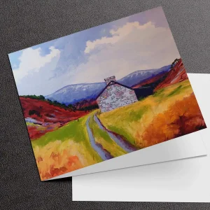 Ryvoan Bothy, Greeting Card by Ann Vastano