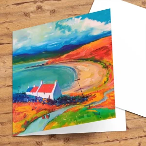 West Coast View, Greeting Card by Ann Vastano