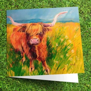 Highlander, Greeting Card by Ann Vastano