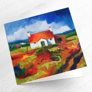 Good Day for Drying, Greeting Card by Ann Vastano