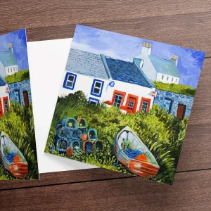 Old Post Office, Greeting Card by Ann Vastano