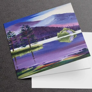 Loch an Eilein, Greeting Card by Ann Vastano