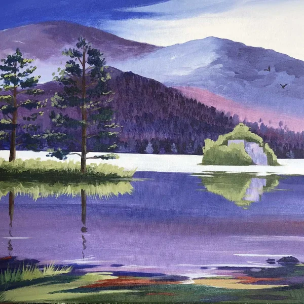 Loch an Eilein, Greeting Card by Ann Vastano - Image 2