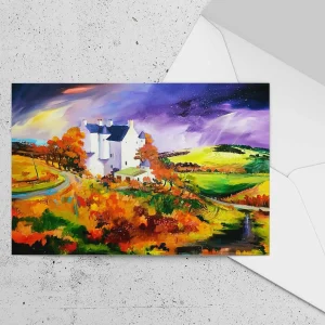 Muckrack Castle, Greeting Card by Ann Vastano