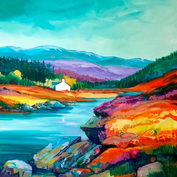 Glen Feshie, Greeting Card by Ann Vastano - Image 2