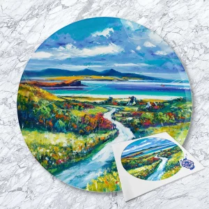 Fiscavaig, Isle of Skye, Glass Cutting Board by Jean Feeney