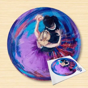 Above the Dance, Glass Cutting Board by Janet McCrorie