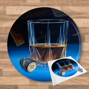 Johnnie Walker, Glass Cutting Board by Scott McGregor