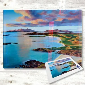 Sanna Bay, Ardnamurchan, Glass Cutting Board by Scott McGregor
