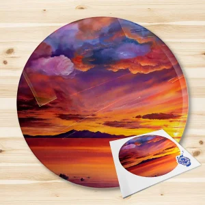 Arran, Glass Cutting Board by Scott McGregor