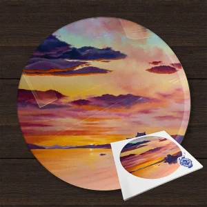 Eilean Donan Sunrise, Glass Cutting Board by Scott McGregor