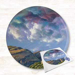 Wallace Monument, Glass Cutting Board by Scott McGregor