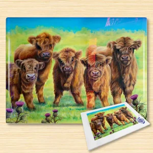 Rascals, Glass Cutting Board by Scott McGregor