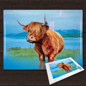 Big Bob, Glass Cutting Board by Scott McGregor