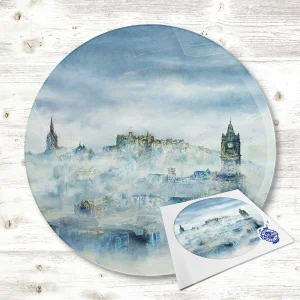 Covered by the Haar, Glass Cutting Board by Scott McGregor