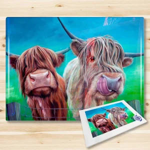Runny Nose, Glass Cutting Board by Scott McGregor