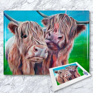 Dirty Face, Glass Cutting Board by Scott McGregor